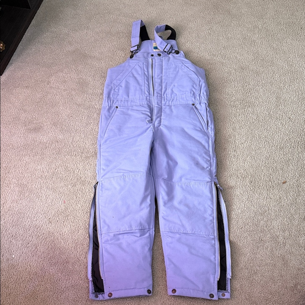 Blue Mountain Girls Persian Violet Insulated Duck Bib Overalls